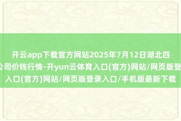 开云app下载官方网站2025年7月12日湖北四季青农贸商场贬责有限公司价钱行情-开yun云体育入口(官方)网站/网页版登录入口/手机版最新下载
